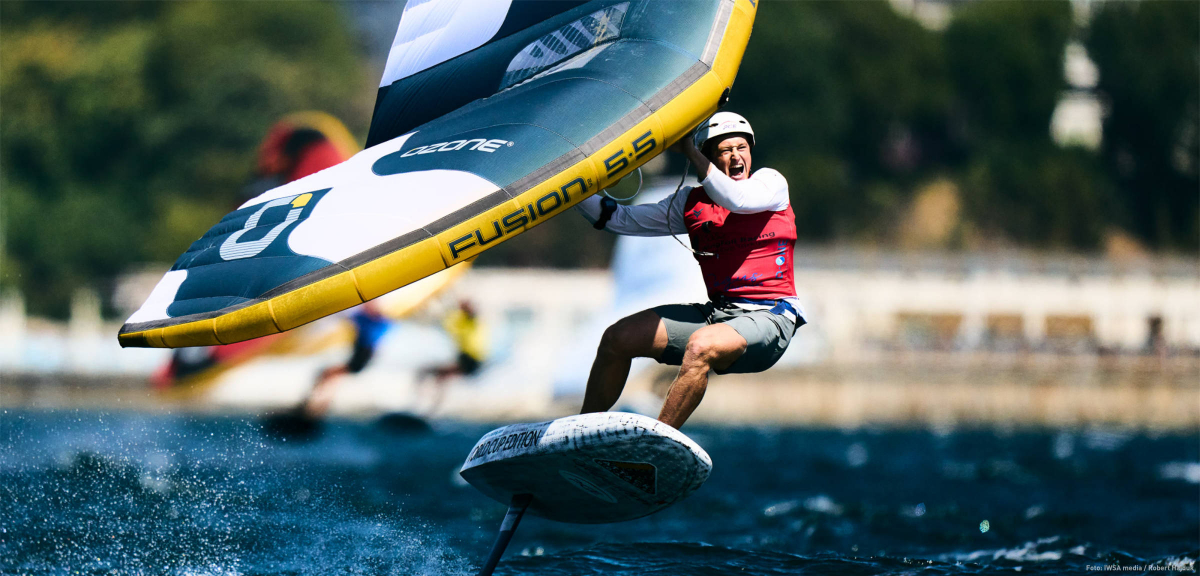 Kamil Manowiecki beim WingFoil Racing World Cup in Istanbul