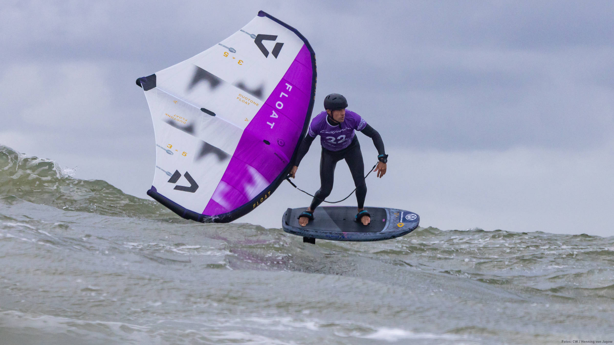 Klaas Voget gewinnt den Wettbewerb in der Welle