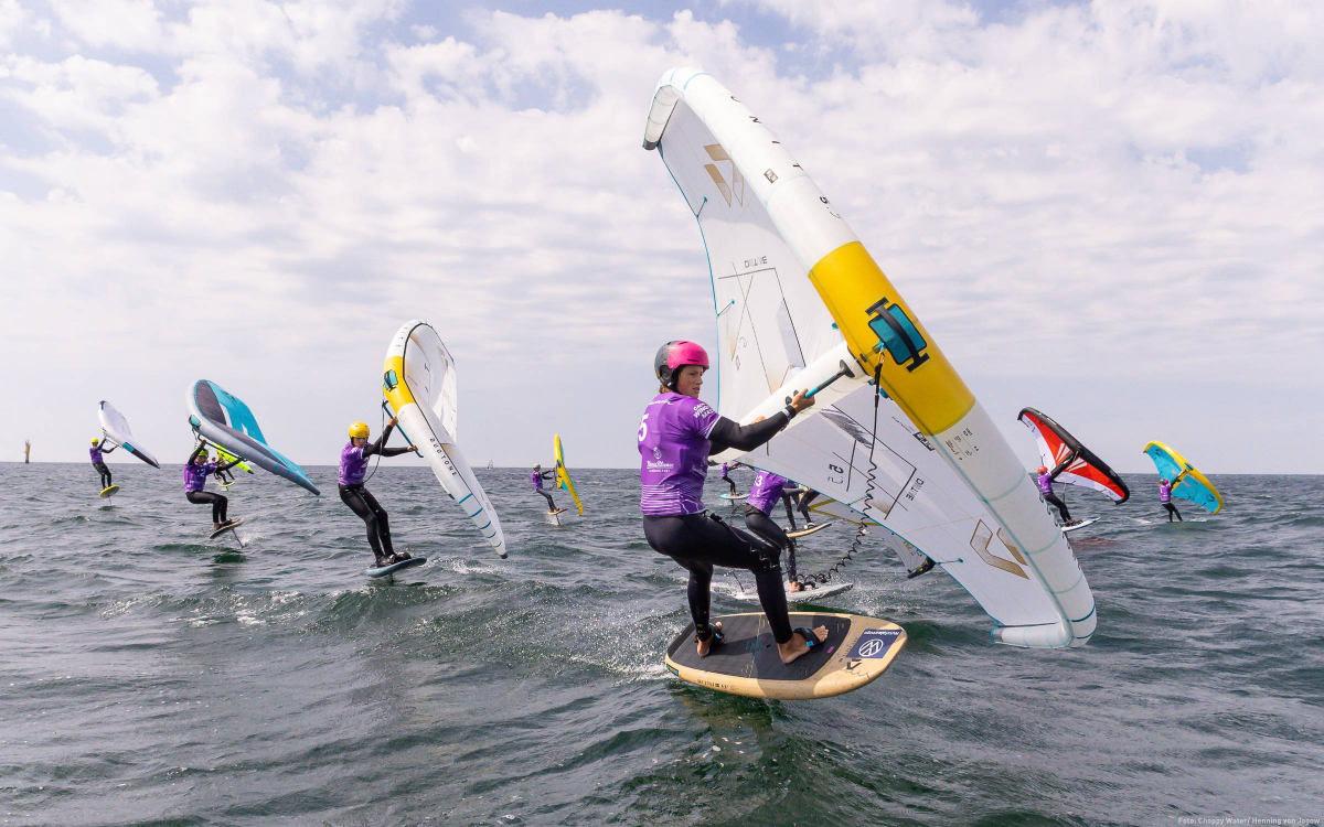 17 Teilnehmer beim Slalom