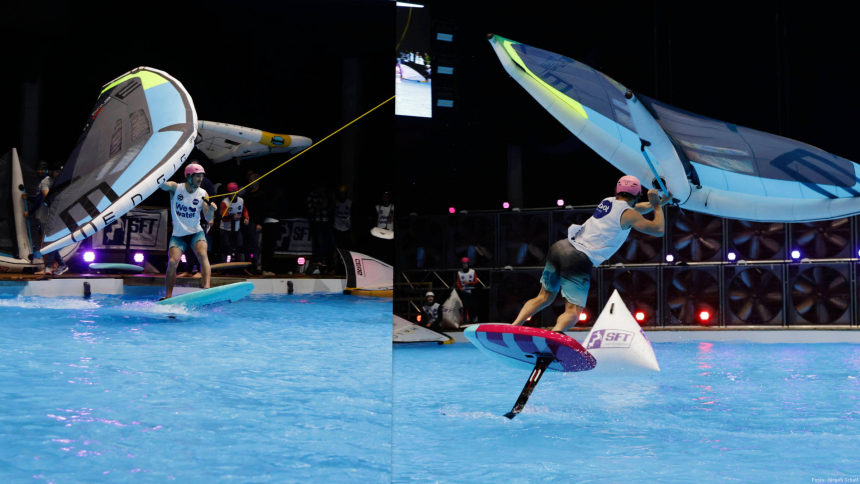 Swiss athlete Balz Müller finished in second place