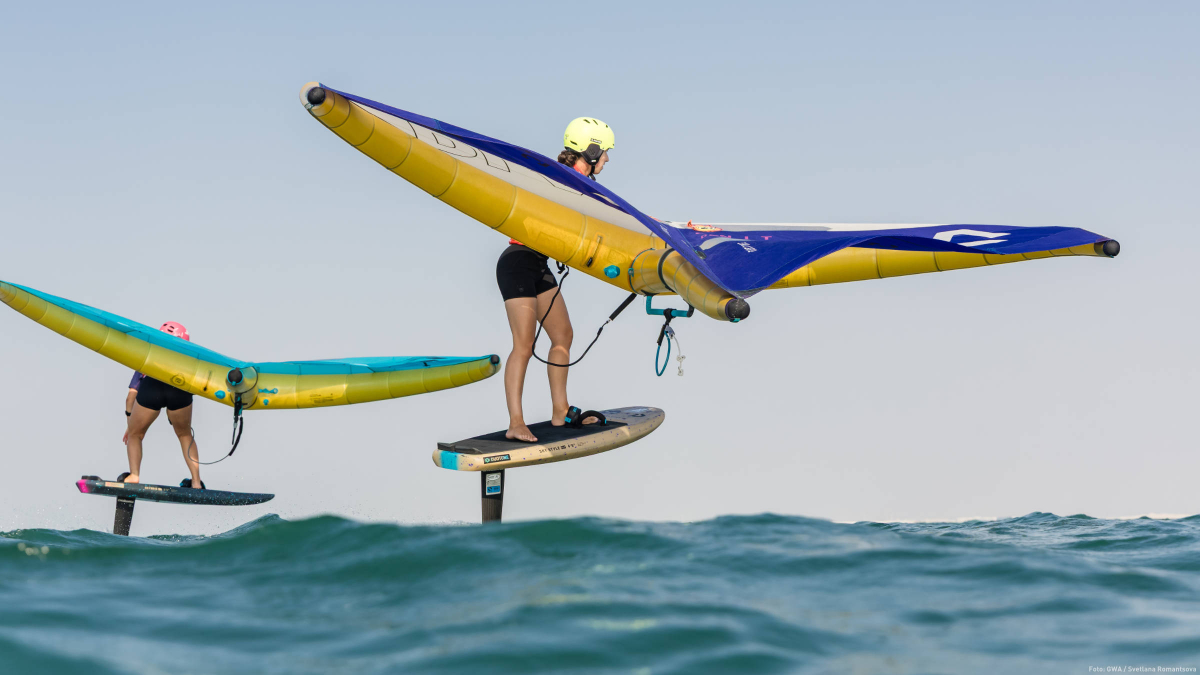 Nia Suardiaz und Mar de Arce in der Freefly Section