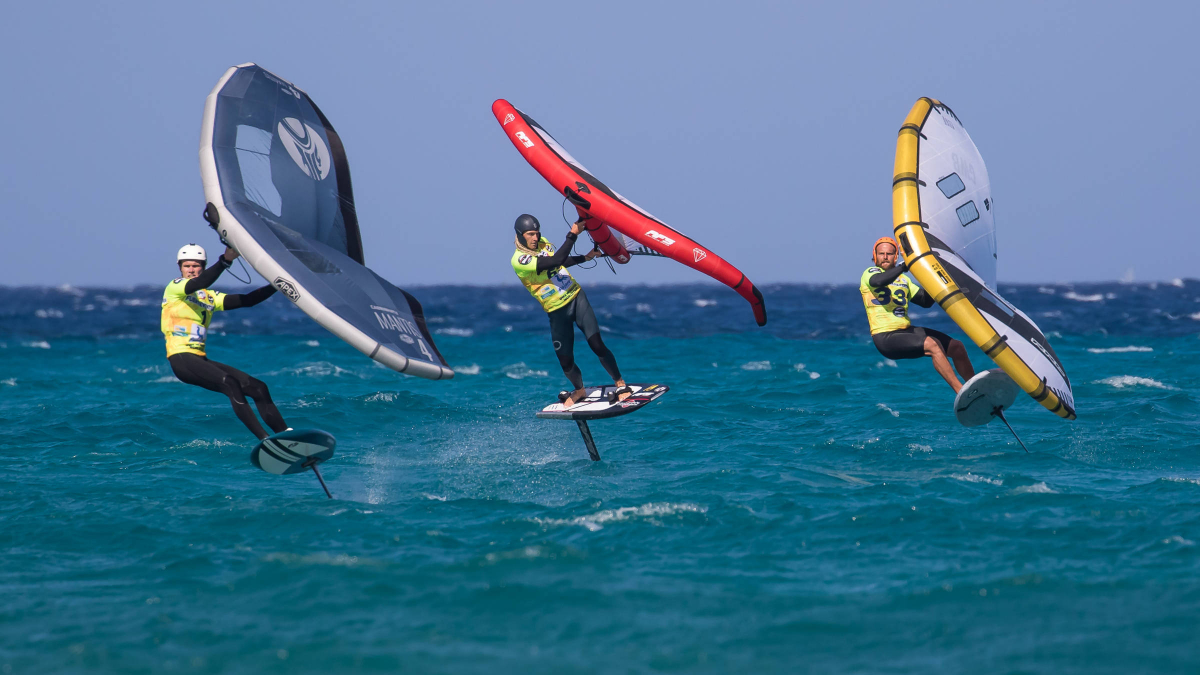 FreeFly-Slalom beim 2023er GWA Wingfoil World Cup auf Fuerteventura