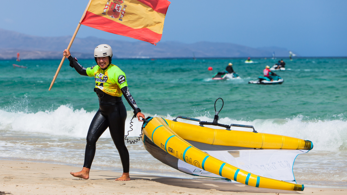 Nia Suardiaz siegte auf Fuerteventura