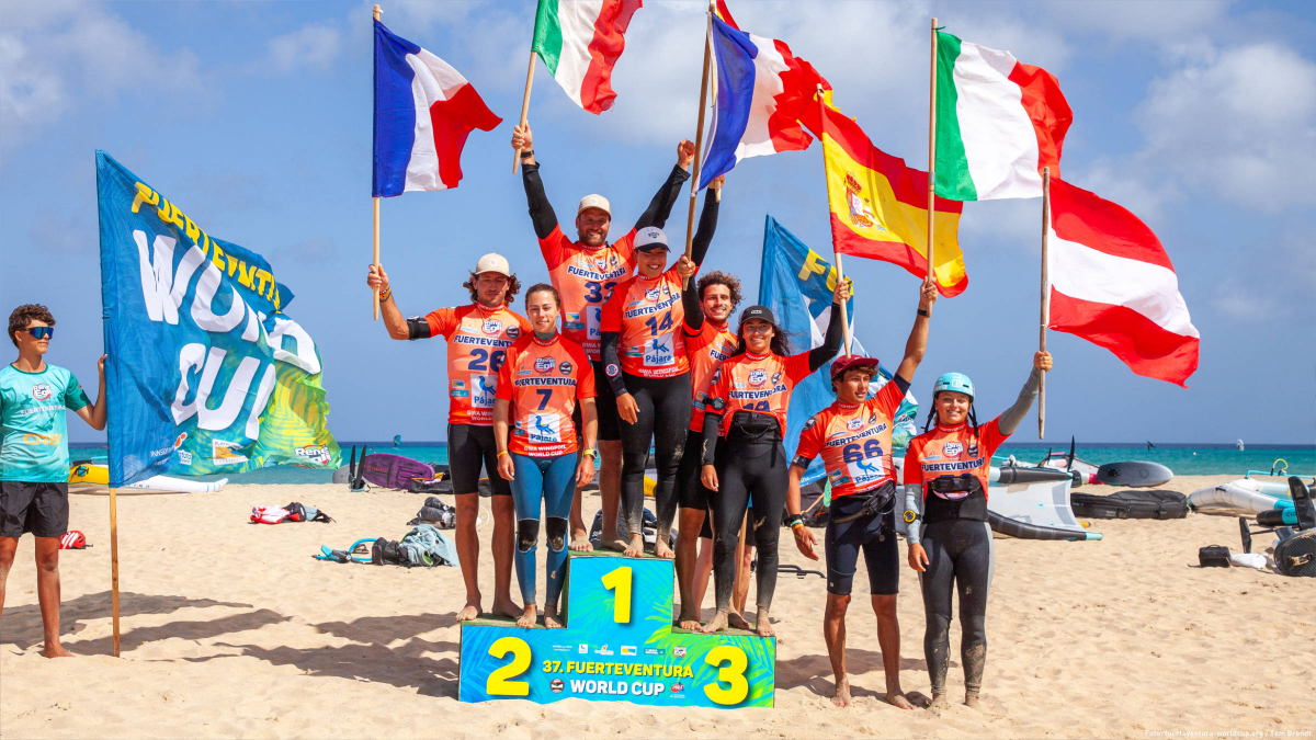 Das Freefly-Slalom Podium