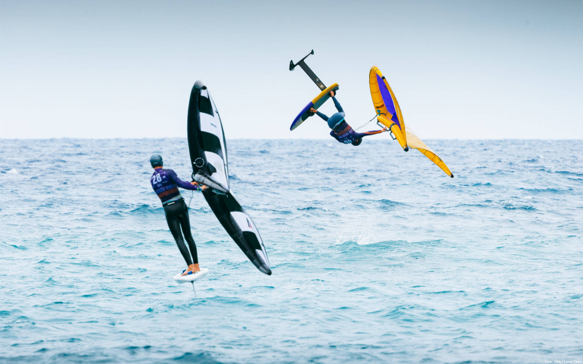 Wingfoil Action vor La Palma