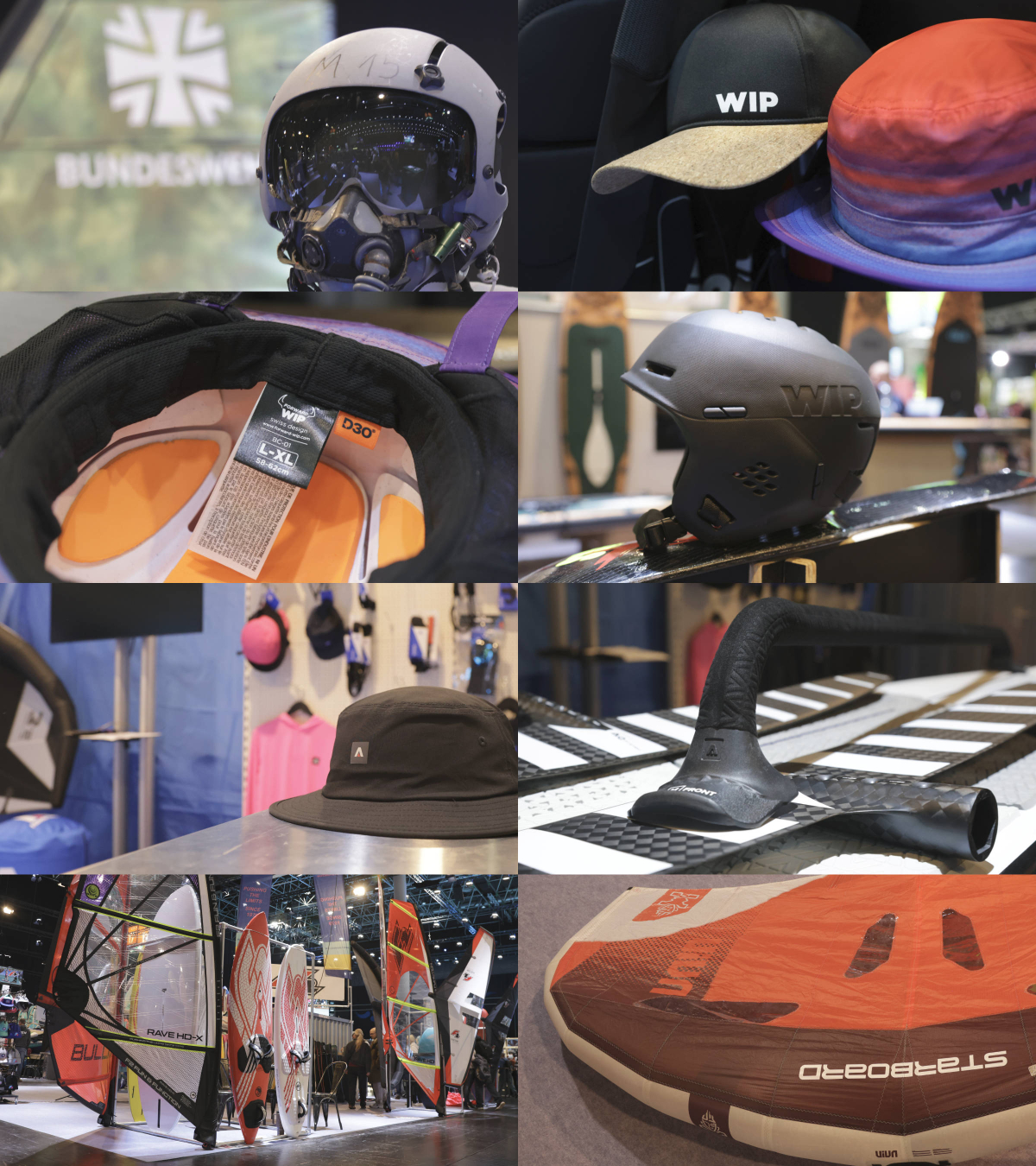 Auch die Bundeswehr stellt aus, Protection von WIP, Messestände von Armstrong und F2, VDWS-Schulung mit Starboard Viva Wing