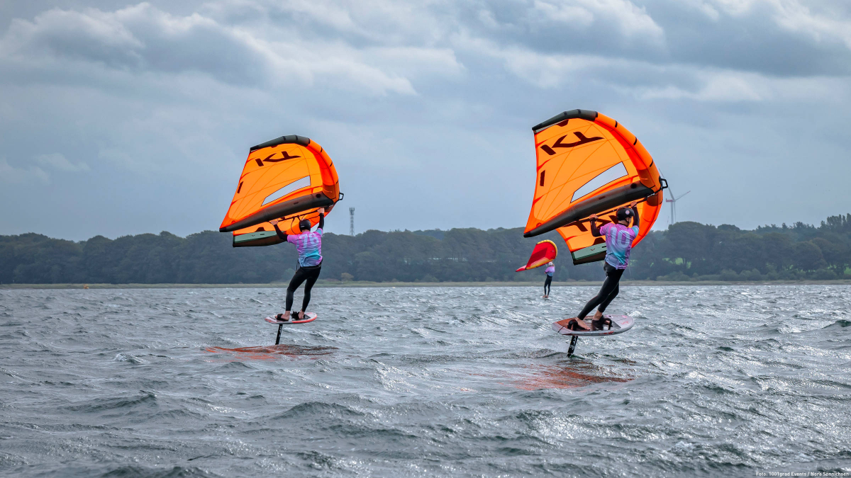 Wingfoilen in der Eckernförder Bucht