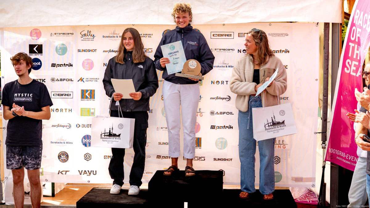 Das Podium der Frauen