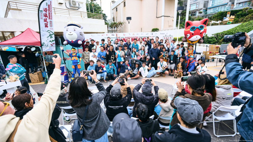 Awards ceremony in Hong Kong