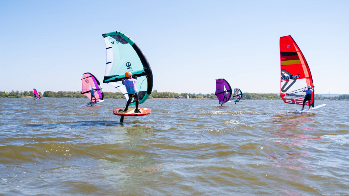 Winger of the Sea wing foil regatta at Lake Dümmer