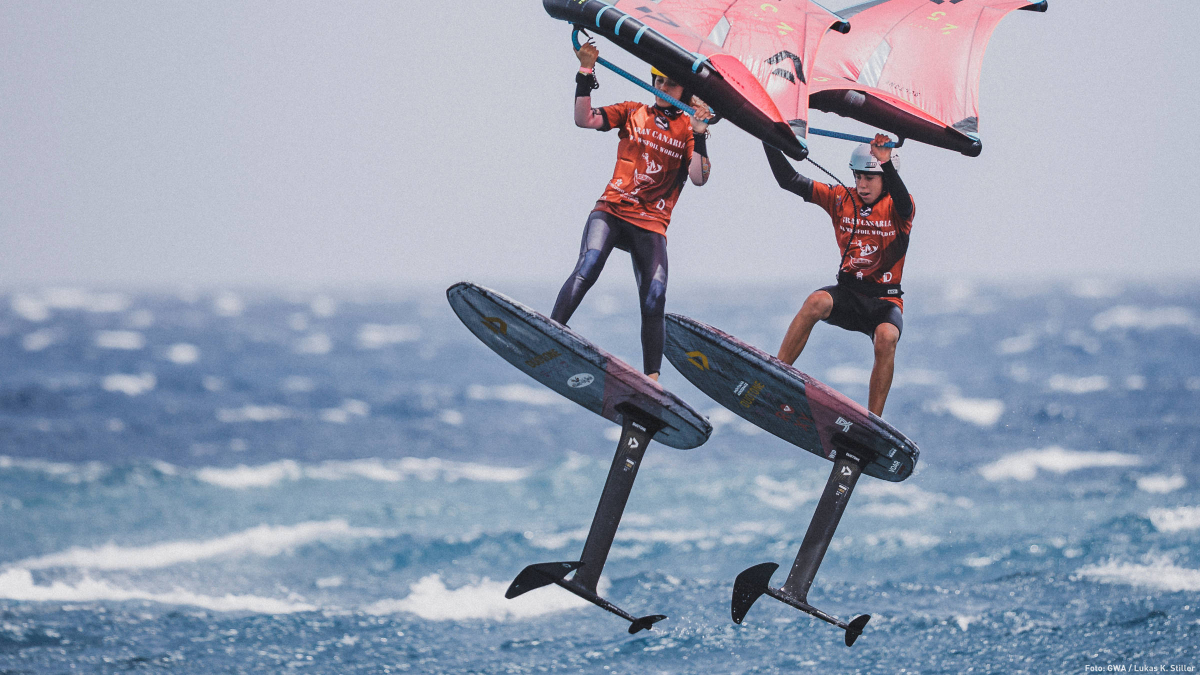 Wingfoil Syncro Competition - Sofia Ginzinger und Leo Suardiaz (DUOTONE)