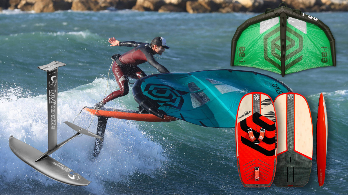 Komplettpaket für Wingfoiler: Board + Foil + Wing für 1.189 Euro