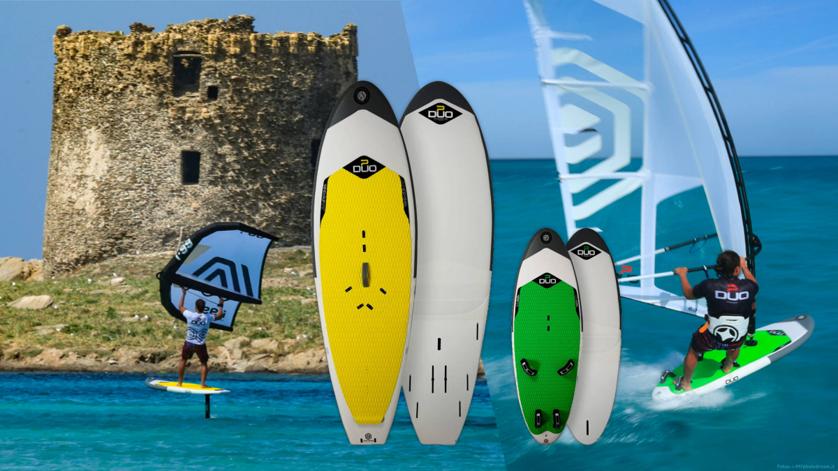 Inflatable mit Hardtail - DUO WindSUP V2 und DUO Wind V2