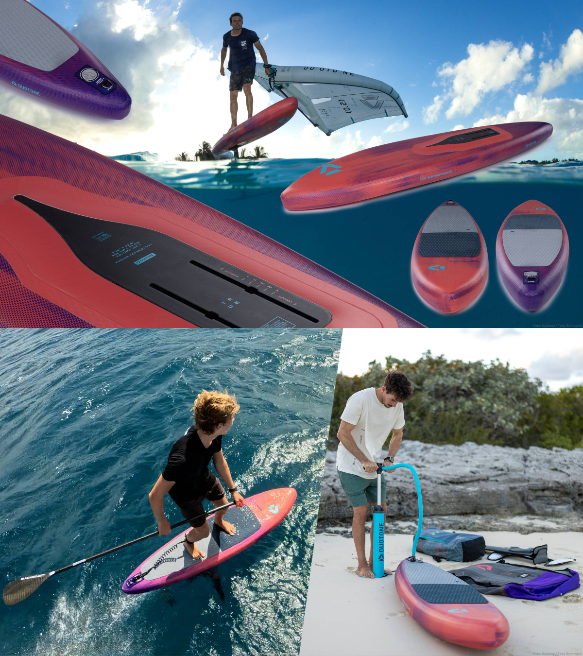 Duotone Downwinder Air - Inflatable Board für SUP Downwind & WING Lightwind