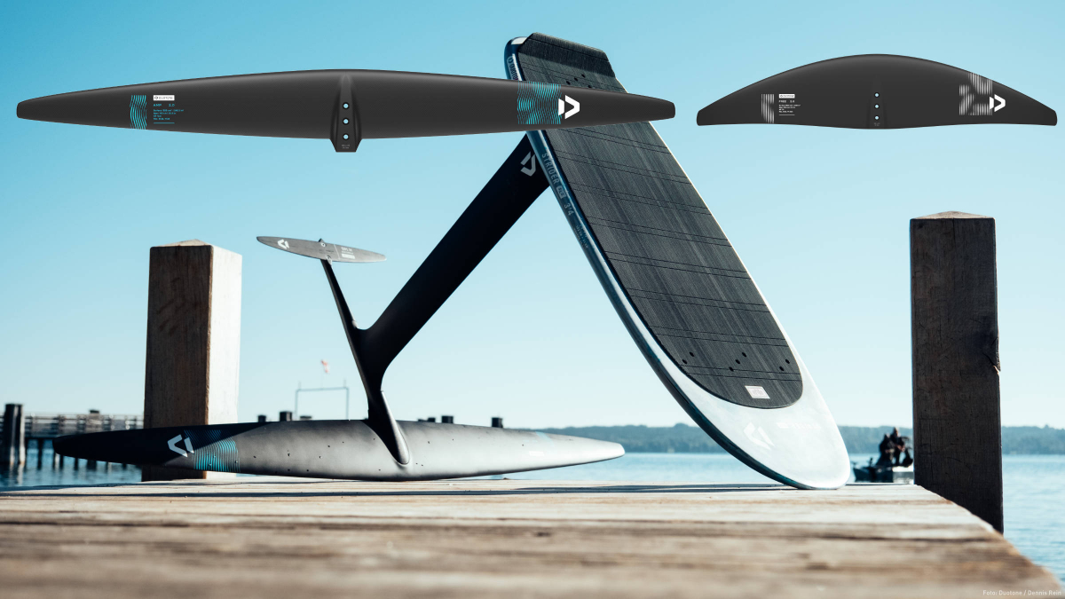 Strider SLS Board, Amp 2.0 SLS und Free 2.0 Foils