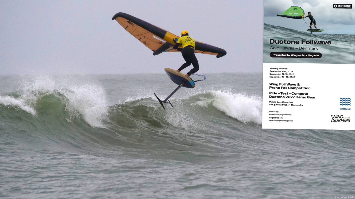 Duotone Foilwave 2026 in Cold Hawaii - Start am ersten Septemberwochenende