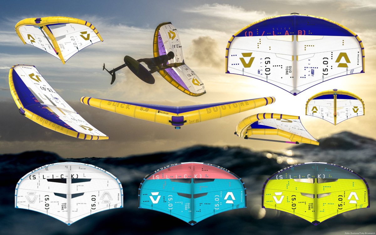 Neue Duotone Wings in 2024 - Slick, Slick D/LAB und Slick Concept Blue