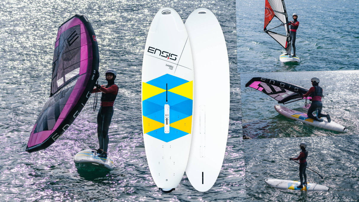 ENSIS Samba - Schulungsboard in fünf Größen zum Wingsurfen, Windsurfen und Stand-up Paddeln