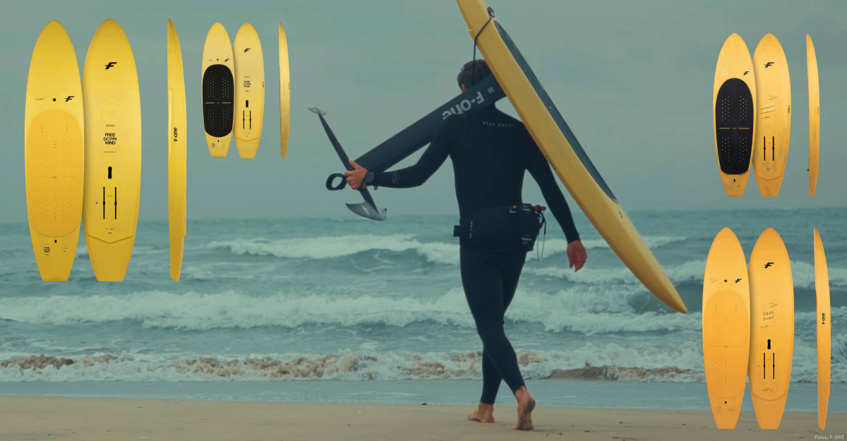 F-ONE Rocket Free Surf und F-ONE Rocket Free Downwind