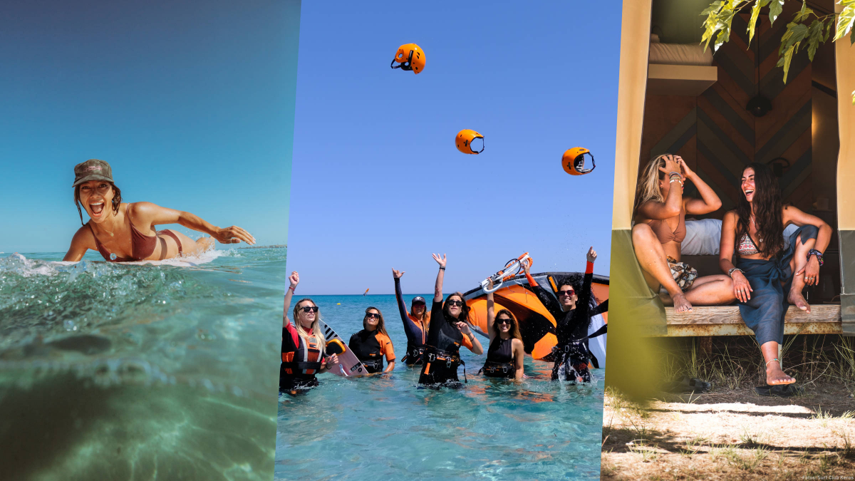 Girls-Only Surf Sessions on Limnos