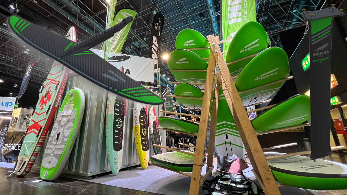 Neue Mid Length Wingfoil Boards, Signature Foilboards und neue Foils bei Indiana Paddle & Surf