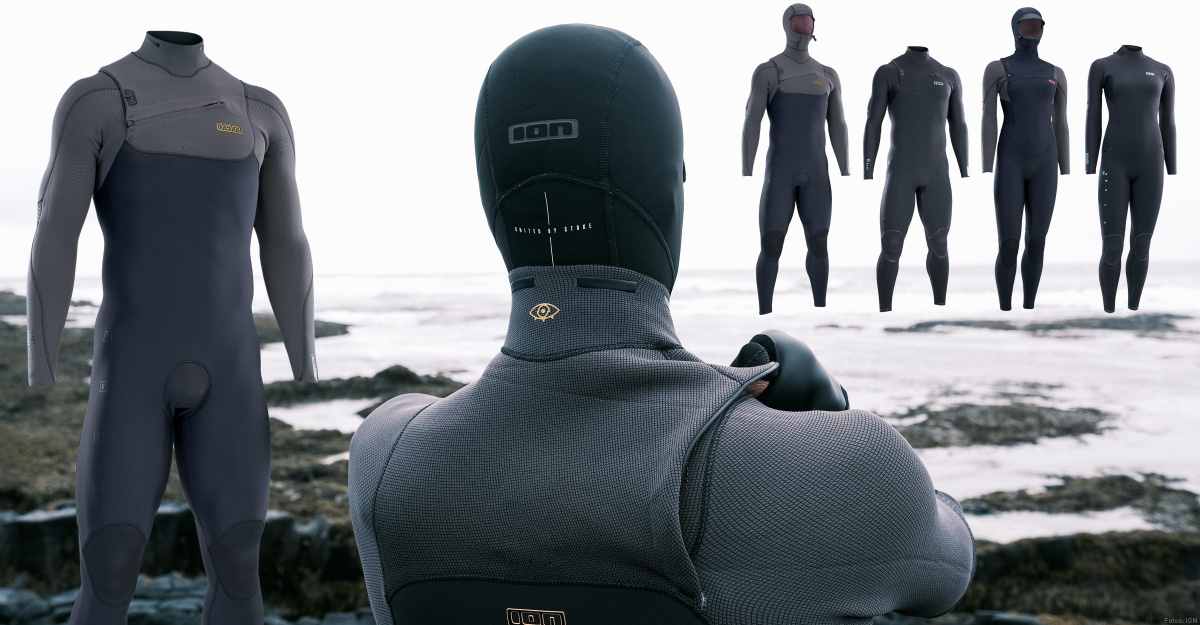 ION Wetsuits mit flexibler Max_Flex Außenkaschierung