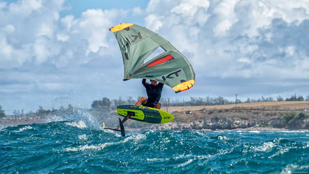 KT Foiling Super K 2 Carbon in Yellow