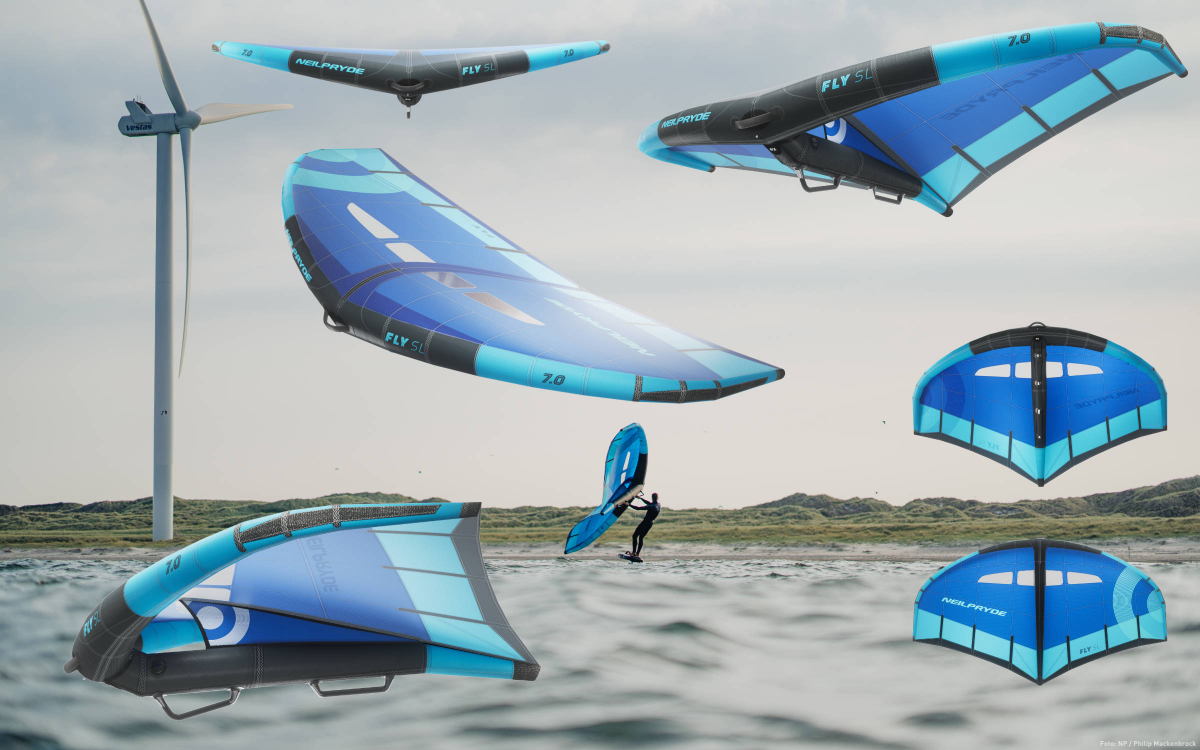 Neilpryde Fly SL - Leichtwind-Performance Wing in 7 und 8 Quadratmetern