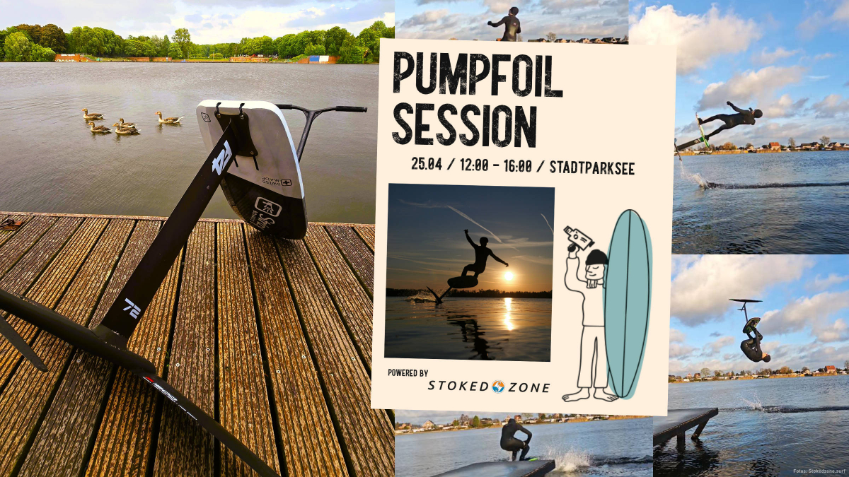 Pump Foil Session in Hamburg - April 25 at the Stadtparksee