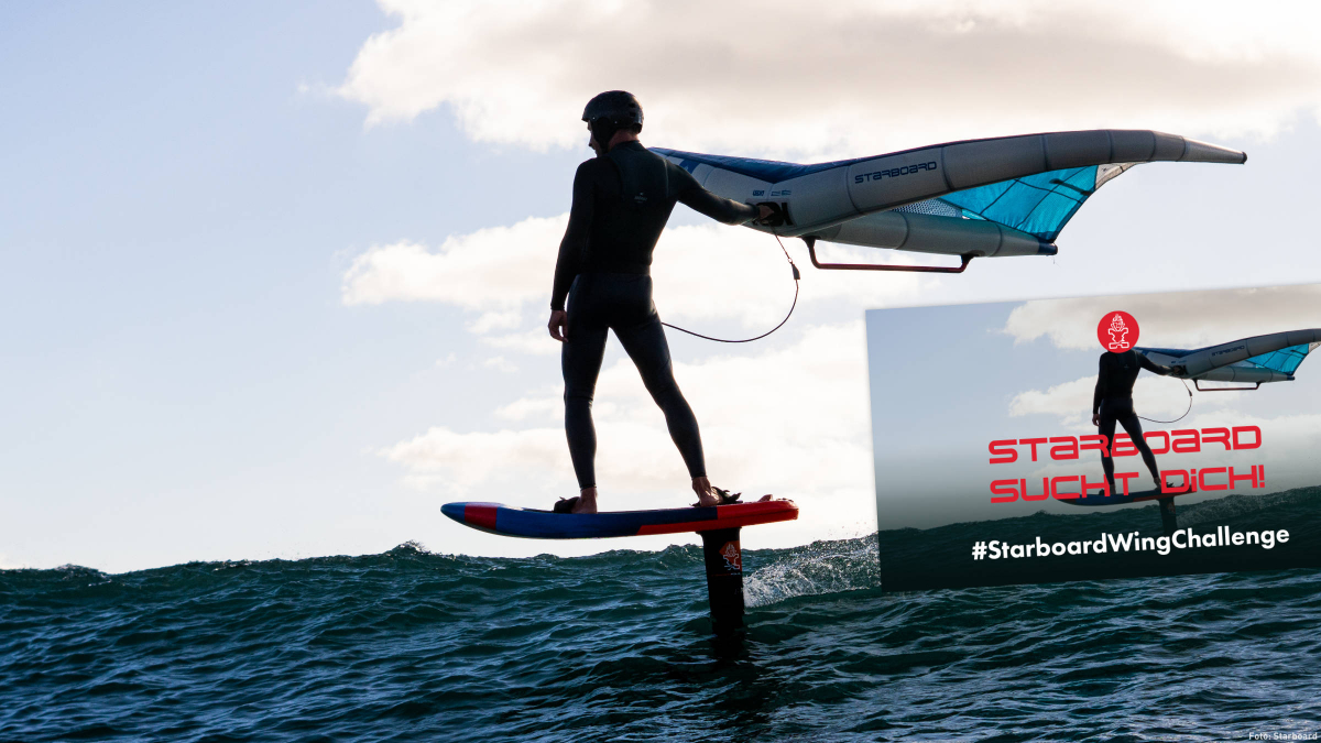 Starboard Germany is looking for its next wing foil team rider