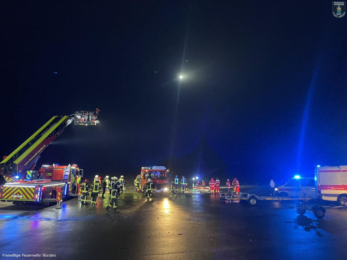 Gemeinsame Suchaktion der Rettungskräfte