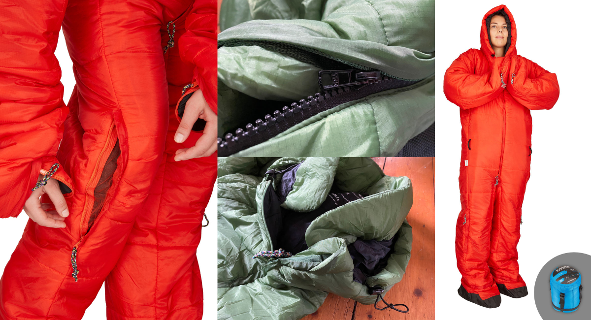 Hygger Nanuk - Schlafsack mit Ärmeln und Beinen