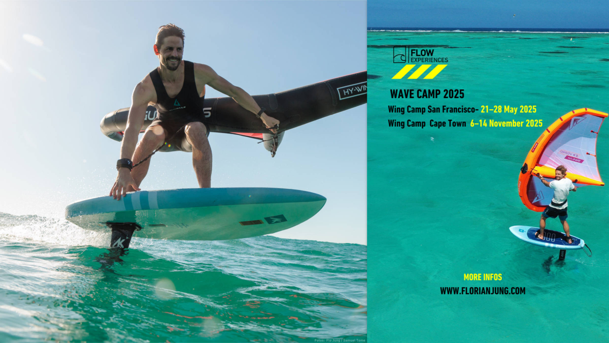 Flow Experience Camps 2025 mit Florian Jung - Wingfoil Camps in San Francisco und Kapstadt