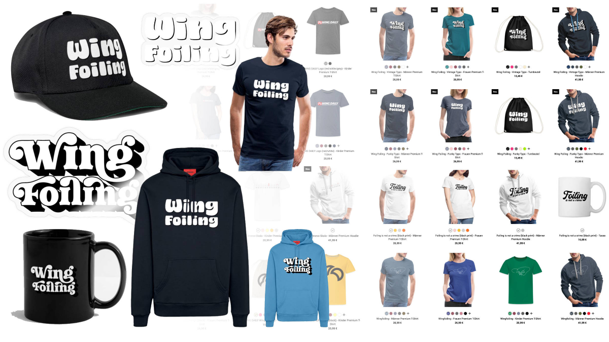 30% Rabatt auf T-Shirts, Hoodies, Caps, Sticker und alles andere im WING DAILY Shop