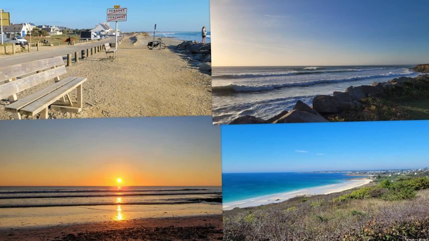 Beaches between Penhors and Audierne