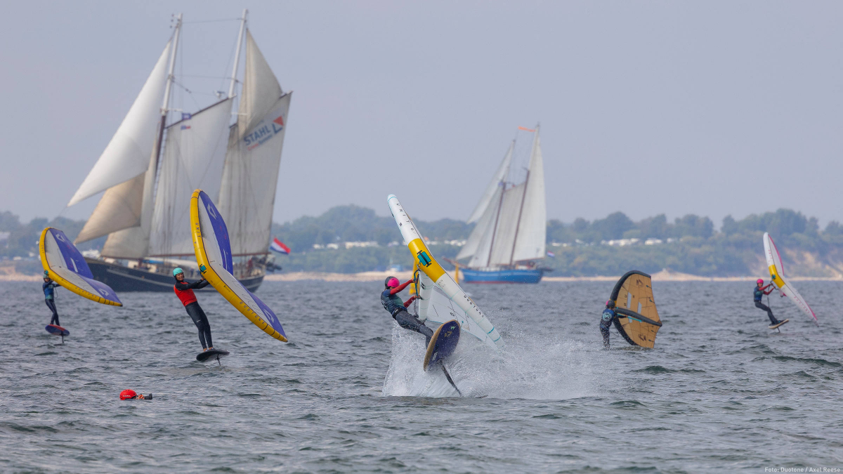 Groß- und Kleinsegler - Action in der Eckernförder Bucht