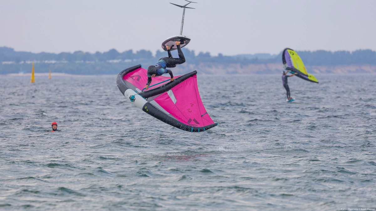 Auch auf dem Trainingsplan: Backflip
