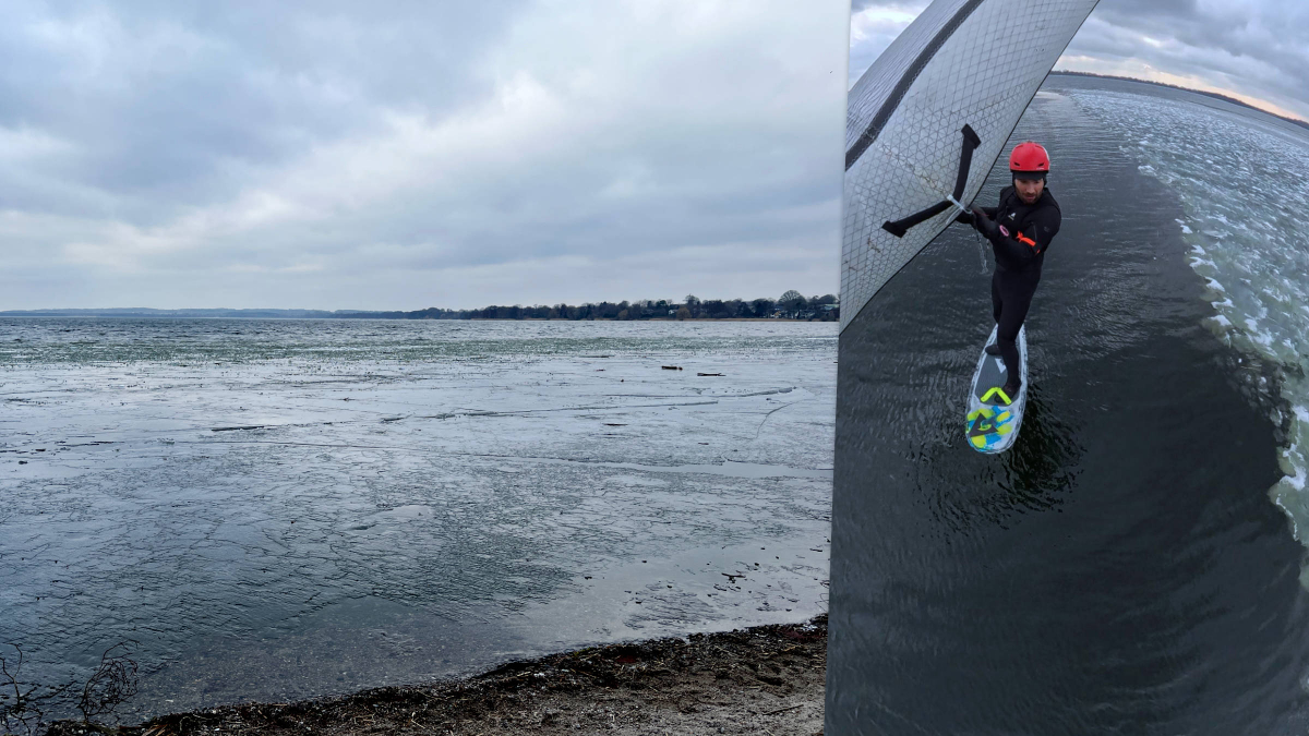 Es hat eine Weile gedauert, aber das Eis am Wittensee taut langsam ab