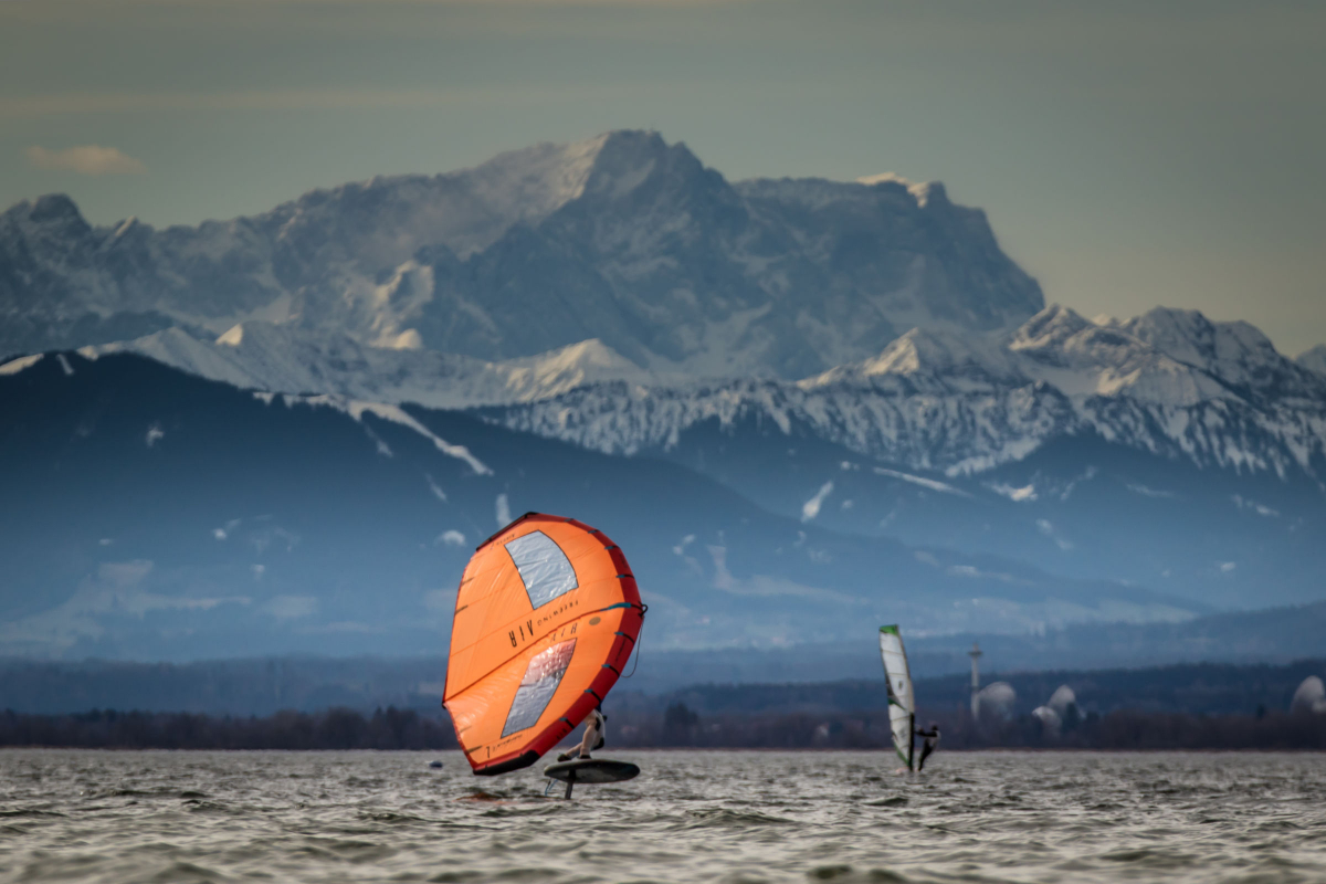 Foilen vor Alpenkulisse