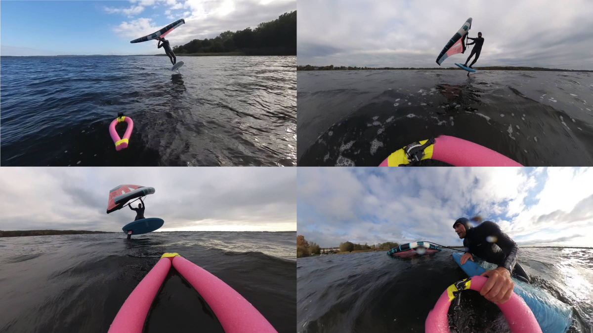 Kamera-Test auf der schwimmenden Plattform