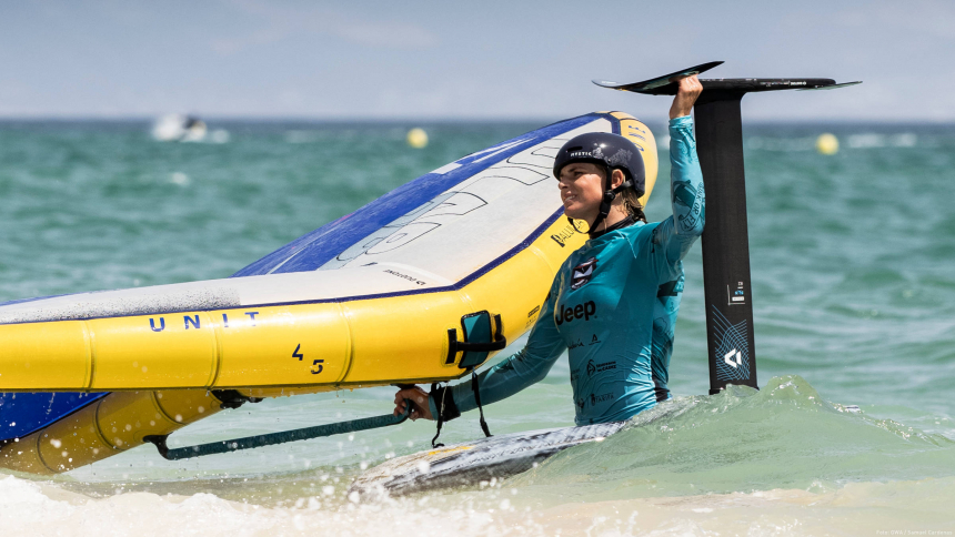 Marie Schlittenbauer at the GWA event in Tarifa
