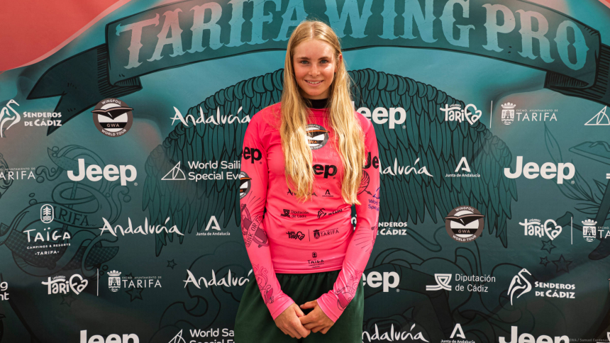 Marie Schlittenbauer - the first contest in Tarifa