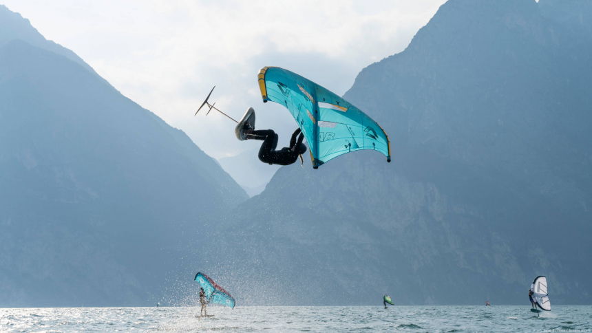 Marie Schlittenbauer at Lake Garda