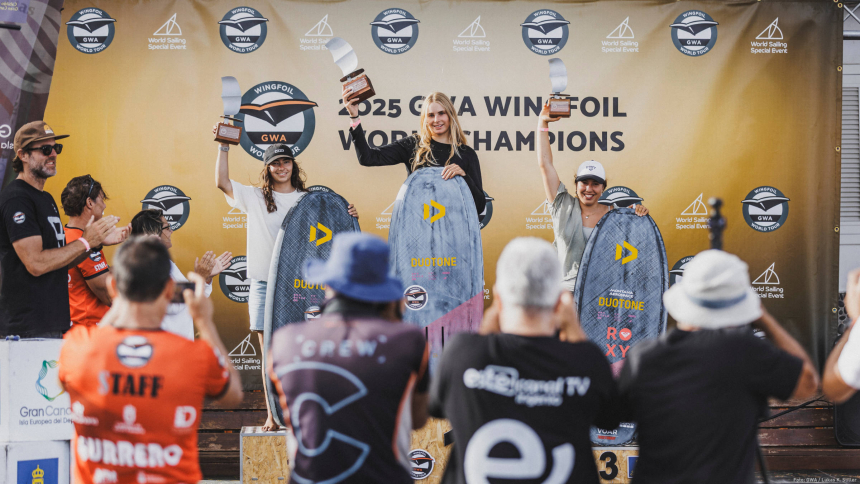 Marie Schlittenbauer also won in Gran Canaria, thereby becoming the 2025 Surf Freestyle World Champion
