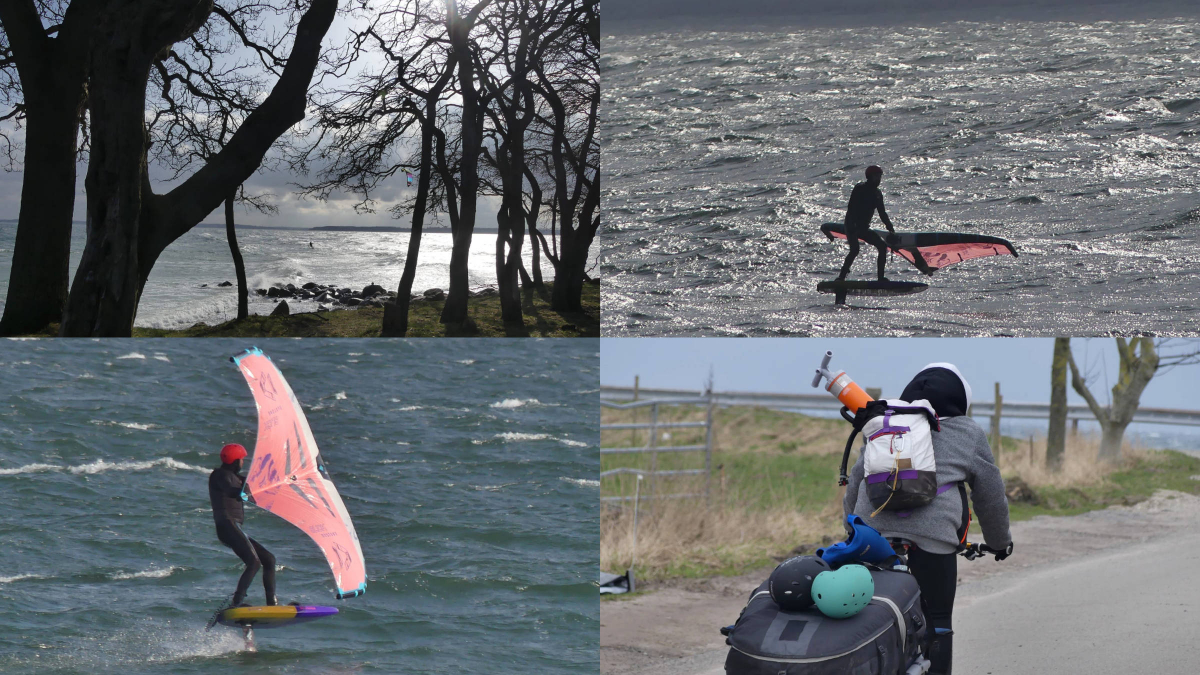 Der Spot am Bülker Huk zwischen Strande und Bülk