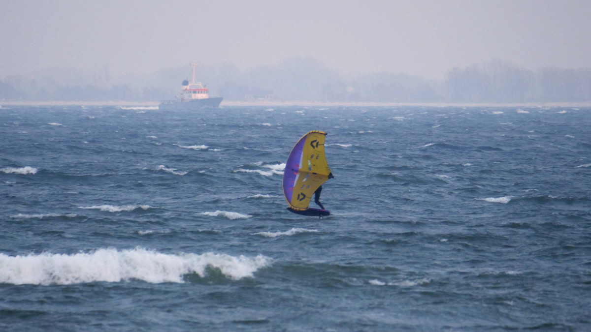 Wassersport für Hartgesottene auf der Kieler Förde