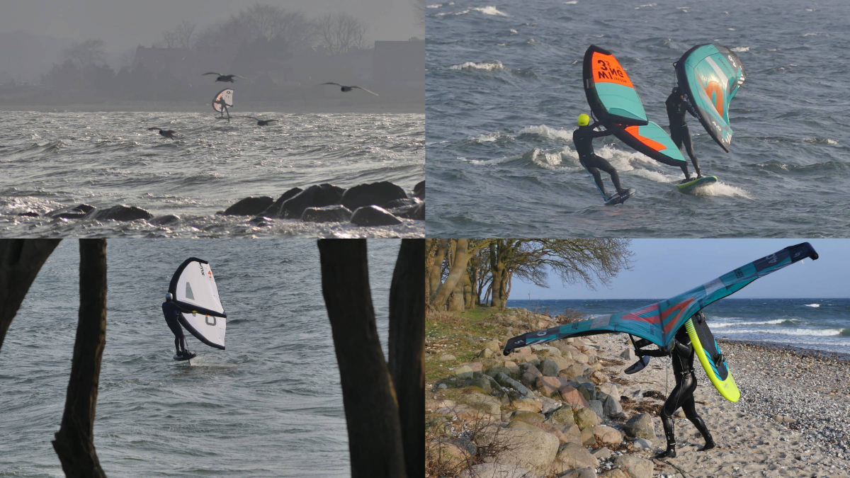 Wingfoilen in Kiel