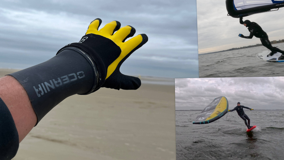 Oceania Gloves im Test beim Wingfoilen