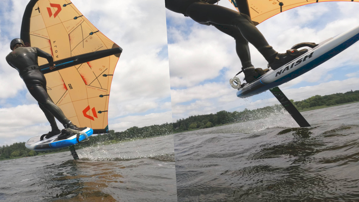 Which leash to use for wing foiling?