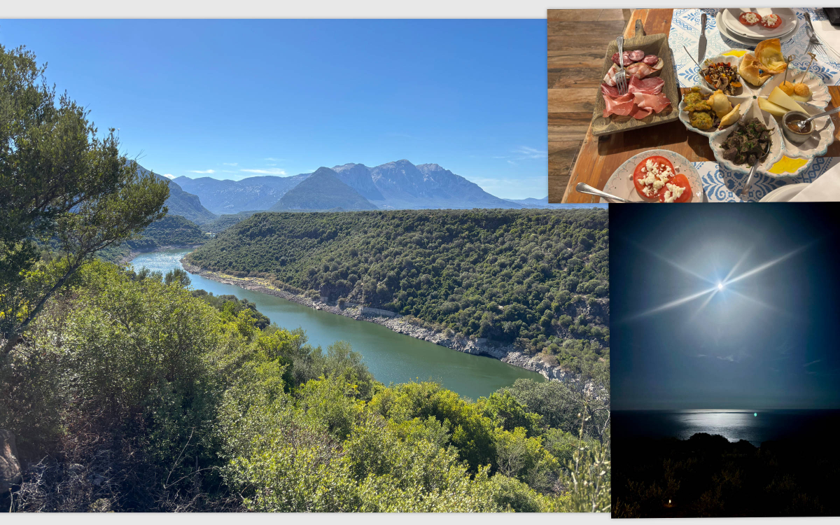 Vollmond und Sardisches Essen